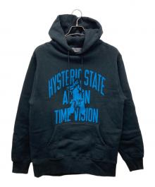 Hysteric Glamour（ヒステリックグラマー）の古着「25AW ACTION TIME VISION パーカー」｜ブラック