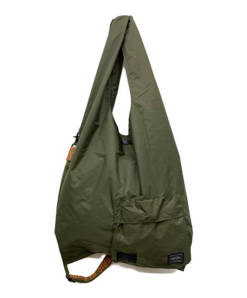 Hysteric Glamour（ヒステリックグラマー）Hysteric Glamour (ヒステリックグラマー) PORTER (ポーター) パッカブル GROCERY BAG オリーブの古着・服飾アイテム