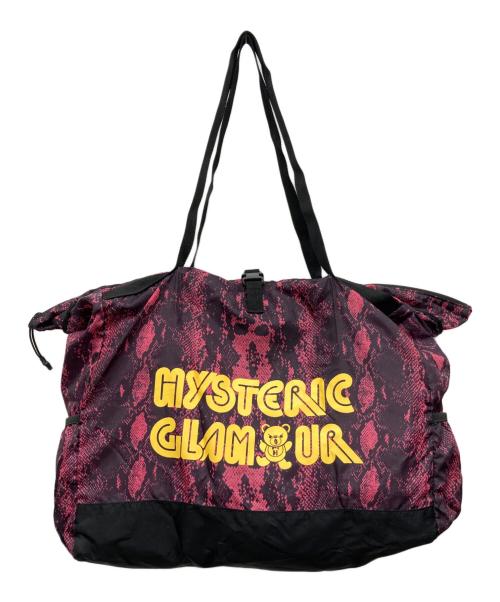 Hysteric Glamour（ヒステリックグラマー）Hysteric Glamour (ヒステリックグラマー) BEAR LOGO バッカブルトート パープルの古着・服飾アイテム
