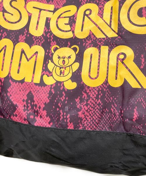 Hysteric Glamour（ヒステリックグラマー）Hysteric Glamour (ヒステリックグラマー) BEAR LOGO バッカブルトート パープルの古着・服飾アイテム