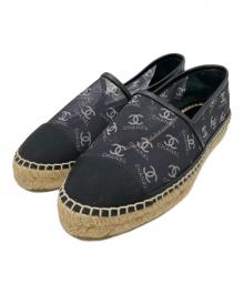 CHANEL（シャネル）の古着「エスパドリーユ」｜ブラック