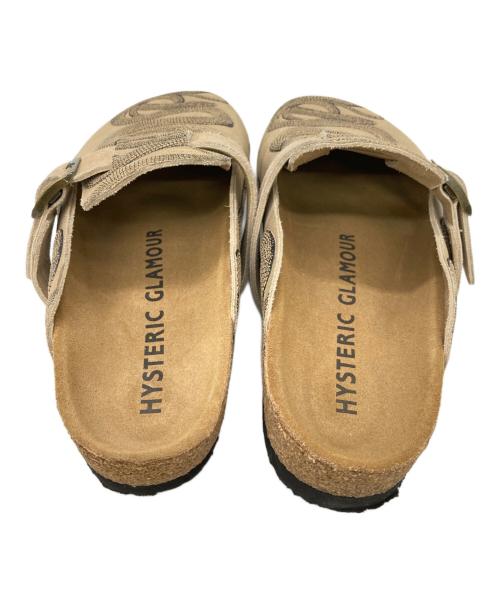Hysteric Glamour（ヒステリックグラマー）Hysteric Glamour (ヒステリックグラマー) SNAKE LOOP サンダル ベージュ サイズ:23の古着・服飾アイテム