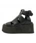 Hysteric Glamour (ヒステリックグラマー) STUDS ウェッジソールサンダル ブラック サイズ:23：10000円