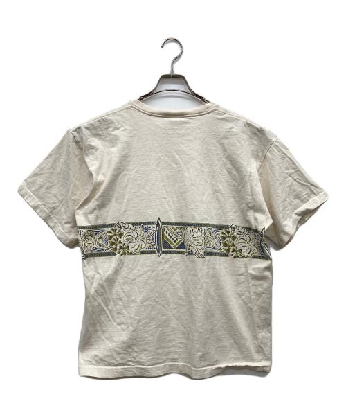 Patagonia（パタゴニア）Patagonia (パタゴニア) 90sオーガニックコットンプリントTシャツ ホワイト サイズ:Lの古着・服飾アイテム