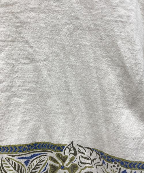 Patagonia（パタゴニア）Patagonia (パタゴニア) 90sオーガニックコットンプリントTシャツ ホワイト サイズ:Lの古着・服飾アイテム