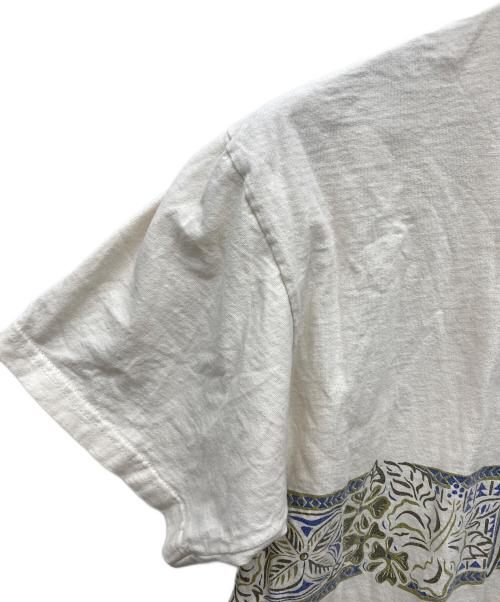 Patagonia（パタゴニア）Patagonia (パタゴニア) 90sオーガニックコットンプリントTシャツ ホワイト サイズ:Lの古着・服飾アイテム