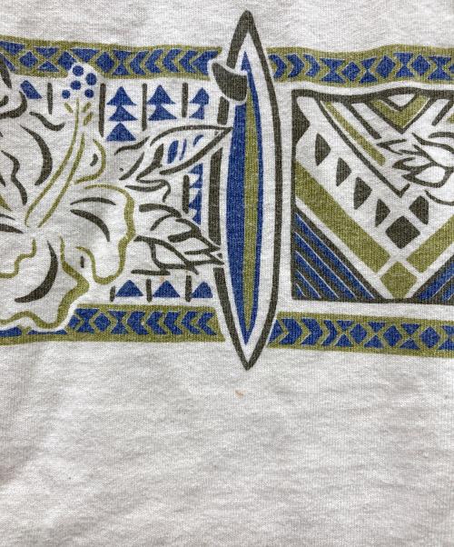 Patagonia（パタゴニア）Patagonia (パタゴニア) 90sオーガニックコットンプリントTシャツ ホワイト サイズ:Lの古着・服飾アイテム