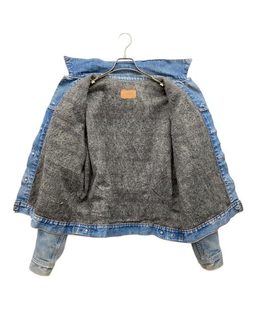 LEVI'S（リーバイス）LEVI'S (リーバイス) 裏地ブランケットデニムジャケット スカイブルー サイズ:不明の古着・服飾アイテム