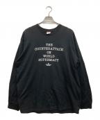 SUPREME×UNDERCOVERシュプリーム×アンダーカバー）の古着「ロングスリーブカットソー」｜ブラック