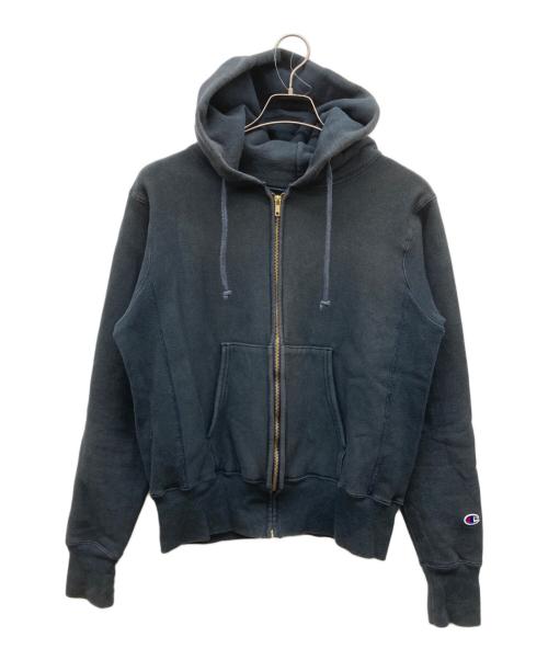 Champion（チャンピオン）Champion (チャンピオン) リバースウィーブスウェットパーカー ネイビー サイズ:MEDIUMの古着・服飾アイテム