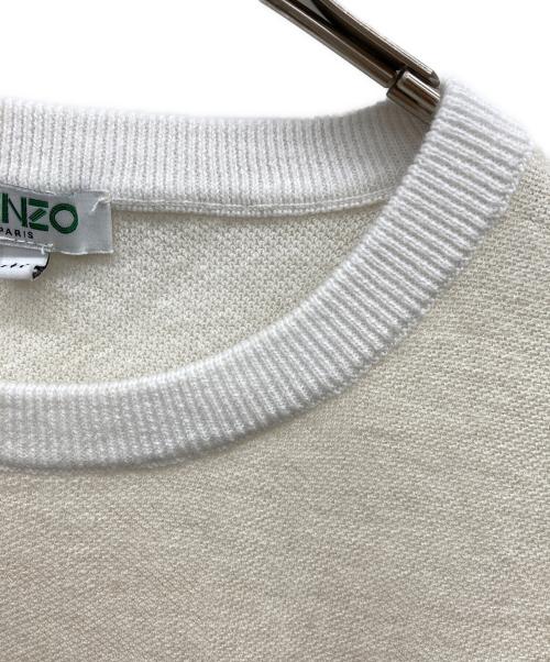 KENZO（ケンゾー）KENZO (ケンゾー) タイガーロゴメッシュTシャツ ベージュ サイズ:Mの古着・服飾アイテム
