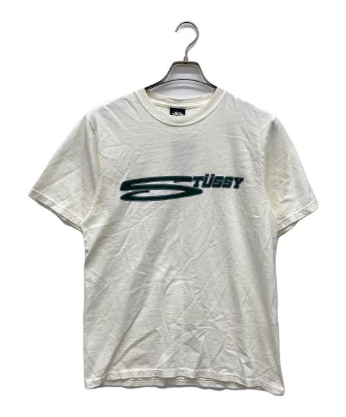 stussy（ステューシー）stussy (ステューシー) STRETCH PIG DYED TEE ホワイト サイズ:Sの古着・服飾アイテム