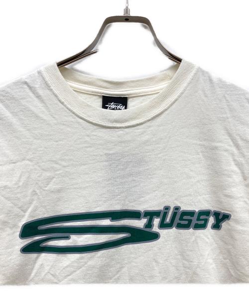 stussy（ステューシー）stussy (ステューシー) STRETCH PIG DYED TEE ホワイト サイズ:Sの古着・服飾アイテム