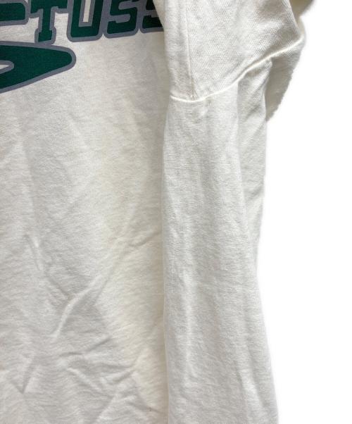 stussy（ステューシー）stussy (ステューシー) STRETCH PIG DYED TEE ホワイト サイズ:Sの古着・服飾アイテム