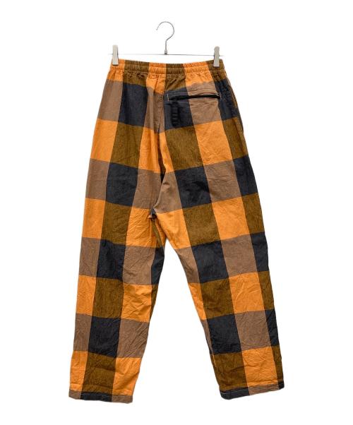 KAPITAL（キャピタル）KAPITAL (キャピタル) コットンリネン イージーパンツ ワイドパンツ オレンジ サイズ:2の古着・服飾アイテム
