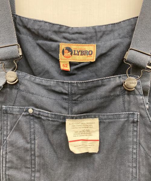 NIGEL CABOURN（ナイジェルケーボン）NIGEL CABOURN (ナイジェルケーボン) LYBRO NAVAL DUNGAREE HERRINGBONE OVERALL ネイビー サイズ:UNI(42-52)の古着・服飾アイテム