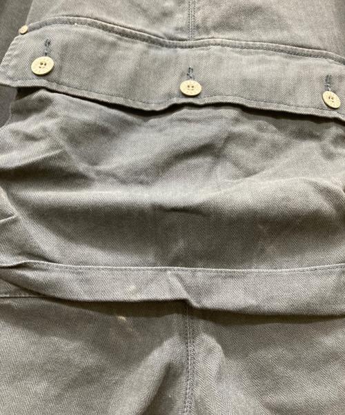 NIGEL CABOURN（ナイジェルケーボン）NIGEL CABOURN (ナイジェルケーボン) LYBRO NAVAL DUNGAREE HERRINGBONE OVERALL ネイビー サイズ:UNI(42-52)の古着・服飾アイテム