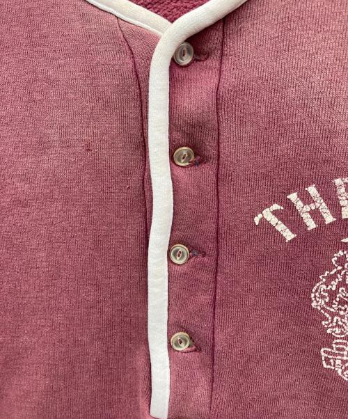 USED（ユーズド）USED (ユーズド) 60s 半袖ヘンリーネックスウェット ボルドー サイズ:不明の古着・服飾アイテム