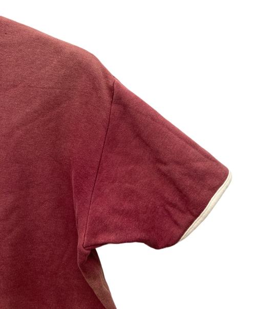 USED（ユーズド）USED (ユーズド) 60s 半袖ヘンリーネックスウェット ボルドー サイズ:不明の古着・服飾アイテム