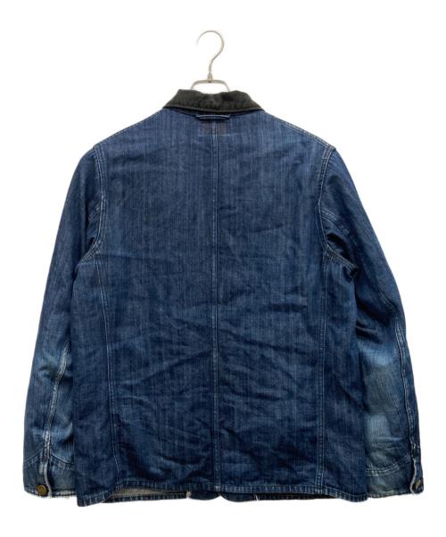 BLUE BLUE（ブルーブルー）BLUE BLUE (ブルーブルー) ダウンライナー付カバーオール インディゴ サイズ:4の古着・服飾アイテム