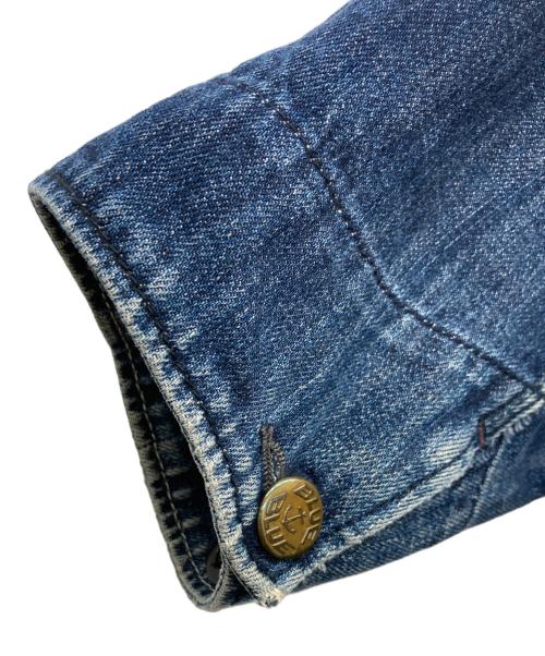 BLUE BLUE（ブルーブルー）BLUE BLUE (ブルーブルー) ダウンライナー付カバーオール インディゴ サイズ:4の古着・服飾アイテム
