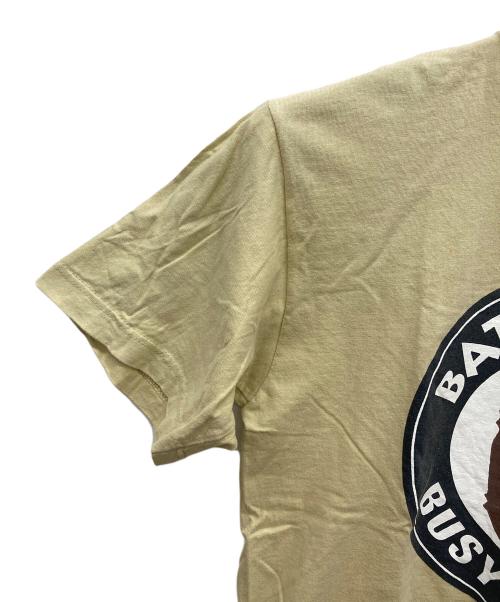 A BATHING APE（アベイシングエイプ）A BATHING APE (アベイシングエイプ) プリントTシャツ ベージュ サイズ:Lの古着・服飾アイテム