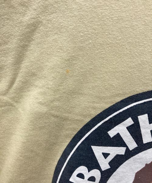 A BATHING APE（アベイシングエイプ）A BATHING APE (アベイシングエイプ) プリントTシャツ ベージュ サイズ:Lの古着・服飾アイテム