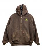 CarHartt×John Deereカーハート×ジョンディア）の古着「アクティブジャケット」｜ブラウン