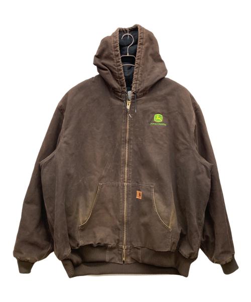 CarHartt（カーハート）CarHartt (カーハート) John Deere (ジョンディア) アクティブジャケット ブラウン サイズ:2XLの古着・服飾アイテム