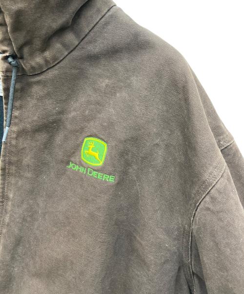 CarHartt（カーハート）CarHartt (カーハート) John Deere (ジョンディア) アクティブジャケット ブラウン サイズ:2XLの古着・服飾アイテム