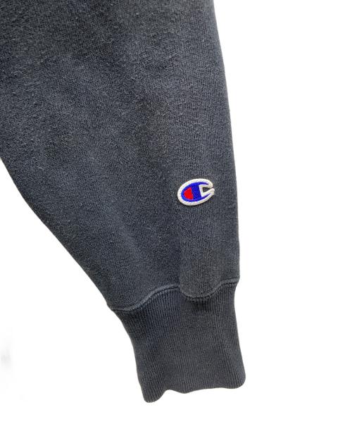Champion（チャンピオン）Champion (チャンピオン) stussy (ステューシー) プルオーバーパーカー ブラック サイズ:X-LARGEの古着・服飾アイテム