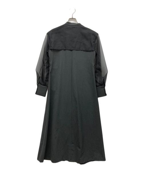 UNITED TOKYO（ユナイテッドトーキョー）UNITED TOKYO (ユナイテッドトーキョー) シアーコンビミリワンピース グレー サイズ:2の古着・服飾アイテム