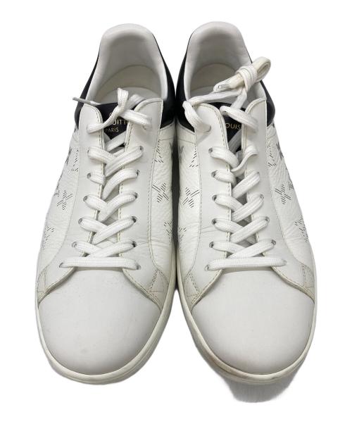 LOUIS VUITTON（ルイ ヴィトン）LOUIS VUITTON (ルイ ヴィトン) ローカットモノグラムスニーカー ホワイト サイズ:5の古着・服飾アイテム