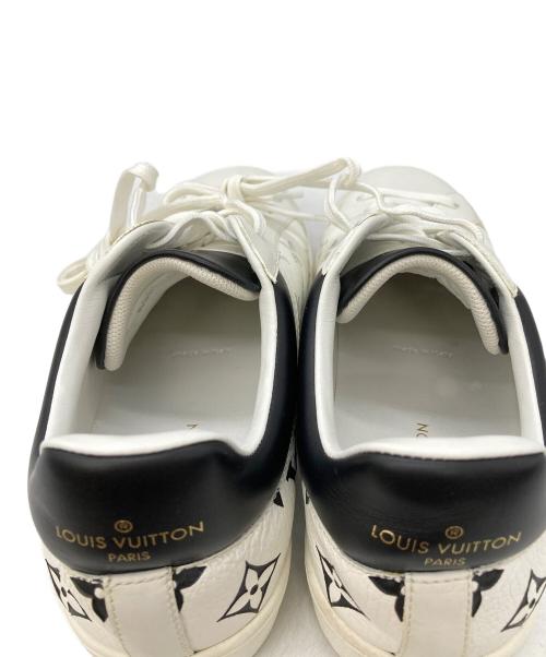 LOUIS VUITTON（ルイ ヴィトン）LOUIS VUITTON (ルイ ヴィトン) ローカットモノグラムスニーカー ホワイト サイズ:5の古着・服飾アイテム