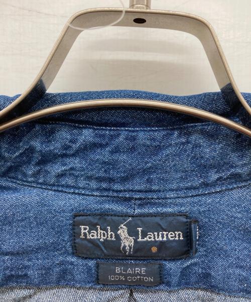 RALPH LAUREN（ラルフローレン）RALPH LAUREN (ラルフローレン) ボタンダウンデニムシャツ BLAIRE インディゴ サイズ:Sの古着・服飾アイテム