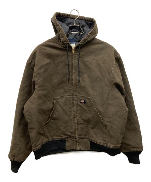 Dickies（ディッキーズ）Dickies (ディッキーズ) アクティブジャケット ブラウン サイズ:LARGEの古着・服飾アイテム