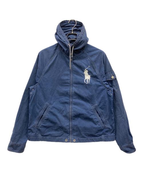 POLO RALPH LAUREN（ポロ・ラルフローレン）POLO RALPH LAUREN (ポロ・ラルフローレン) ビッグポニーフーデッドジャケット ネイビー サイズ:Mの古着・服飾アイテム