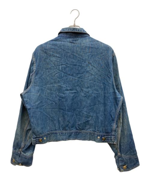 Burlington（バーリントン）Burlington (バーリントン) 91-Bタイプデニムジャケット インディゴ サイズ:不明の古着・服飾アイテム
