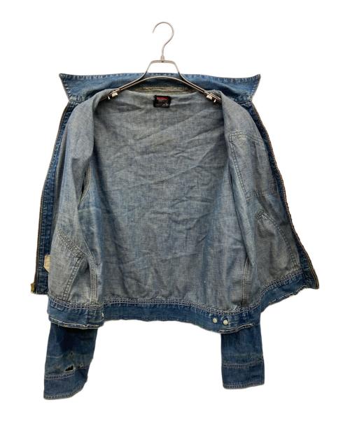 Burlington（バーリントン）Burlington (バーリントン) 91-Bタイプデニムジャケット インディゴ サイズ:不明の古着・服飾アイテム