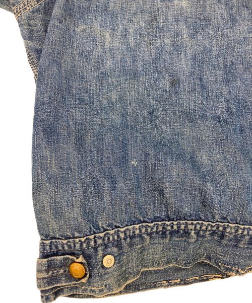 Burlington（バーリントン）Burlington (バーリントン) 91-Bタイプデニムジャケット インディゴ サイズ:不明の古着・服飾アイテム