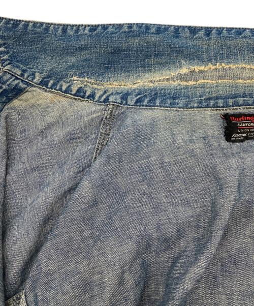 Burlington（バーリントン）Burlington (バーリントン) 91-Bタイプデニムジャケット インディゴ サイズ:不明の古着・服飾アイテム