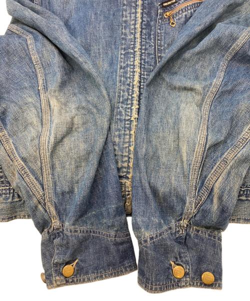 Burlington（バーリントン）Burlington (バーリントン) 91-Bタイプデニムジャケット インディゴ サイズ:不明の古着・服飾アイテム