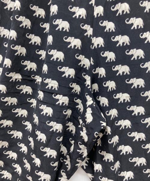 Max Mara WEEK END LINE（マックスマーラ ウイークエンドライン）MAX MARA WEEK END LINE (マックスマーラ ウイークエンドライン) 総柄エレファントパンツ ブラック サイズ:36の古着・服飾アイテム