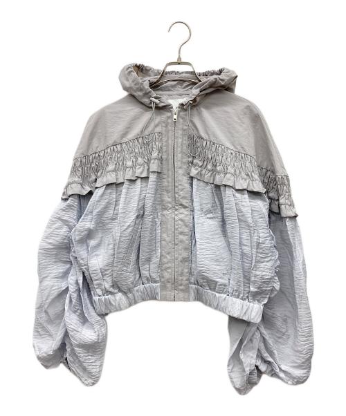 COEL（コエル）COEL (コエル) ドッキングシャーリングブルゾン スカイブルー サイズ:36の古着・服飾アイテム