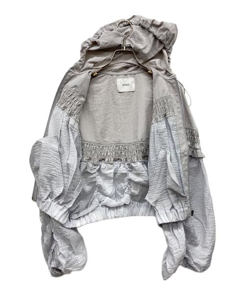 COEL（コエル）COEL (コエル) ドッキングシャーリングブルゾン スカイブルー サイズ:36の古着・服飾アイテム