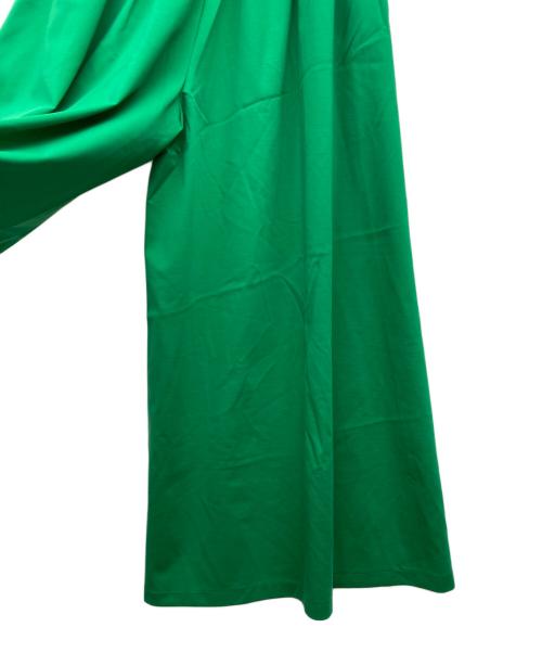 LE PHIL（ル フィル）LE PHIL (ル フィル) 24AW ドローストリング ストレッチ コンパクトギャザーワイドパンツ グリーン サイズ:00の古着・服飾アイテム