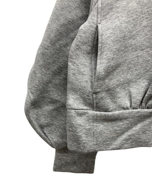 LANVIN en Bleu（ランバンオンブルー）LANVIN en Bleu (ランバンオンブルー) ショートジップパーカー グレー サイズ:38の古着・服飾アイテム