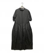 ENFOLDエンフォルド）の古着「SOLID DRESS」｜ブラック