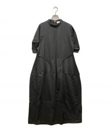 ENFOLD（エンフォルド）の古着「SOLID DRESS」｜ブラック