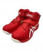 asicsアシックス）の古着「ハイカットスニーカー ウィンジョブ　」｜レッド